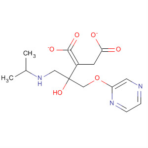 2-Propanol, 1-[(1-methylethyl)amino]-3-(pyrazinyloxy)-,(2E)-2-butenedioate (salt)