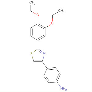 Benzenamine, 4-[2-(3,4-diethoxyphenyl)-4-thiazolyl]-