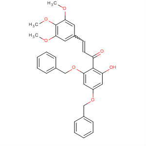 2-Propen-1-one,1-[2-hydroxy-4,6-bis(phenylmethoxy)phenyl]-3-(3,4,5-trimethoxyphenyl)-