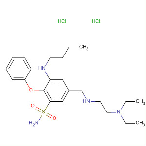 Benzenesulfonamide,3-(butylamino)-5-[[[2-(diethylamino)ethyl]amino]methyl]-2-phenoxy-,dihydrochloride