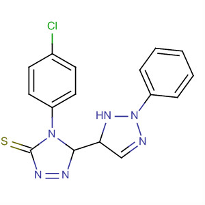 3H-1,2,4-Triazole-3-thione,4-(4-chlorophenyl)-2,4-dihydro-5-(2-phenyl-2H-1,2,3-triazol-4-yl)-