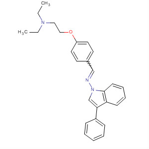 1H-Indol-1-amine,N-[[4-[2-(diethylamino)ethoxy]phenyl]methylene]-3-phenyl-