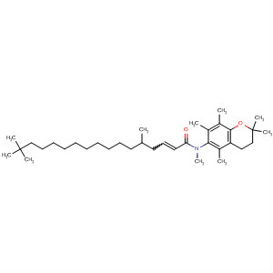2-Hexadecenamide,N-[3,4-dihydro-2,2,5,7,8-pentamethyl-2H-1-benzopyran-6-yl]-N,3,7,11,15-pentamethyl-