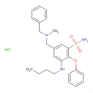 Benzenesulfonamide,3-(butylamino)-5-[[methyl(phenylmethyl)amino]methyl]-2-phenoxy-,monohydrochloride