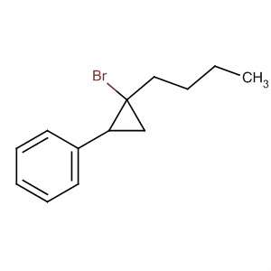 Benzene, (2-bromo-2-butylcyclopropyl)-