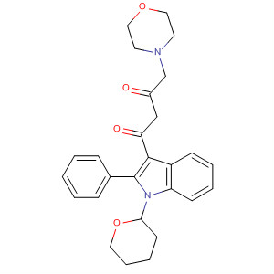 1,3-Butanedione,4-(4-morpholinyl)-1-[2-phenyl-1-(tetrahydro-2H-pyran-2-yl)-1H-indol-3-yl]-