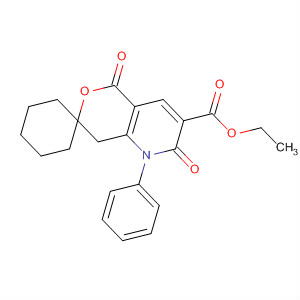 Spiro[cyclohexane-1,7'-[7H]pyrano[4,3-b]pyridine]-3'-carboxylic acid,1',2',5',8'-tetrahydro-2',5'-dioxo-1'-phenyl-, ethyl ester