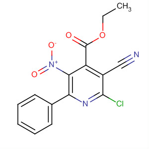 4-Pyridinecarboxylic acid, 2-chloro-3-cyano-5-nitro-6-phenyl-, ethylester