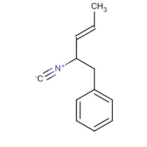 Benzene, (2-isocyano-3-pentenyl)-, (E)-