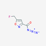 3-Isoxazolecarbonyl  azide,  5-(fluoromethyl)-