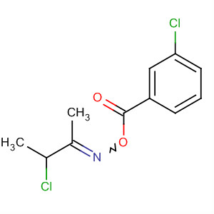2-Butanone, 3-chloro-, O-(3-chlorobenzoyl)oxime