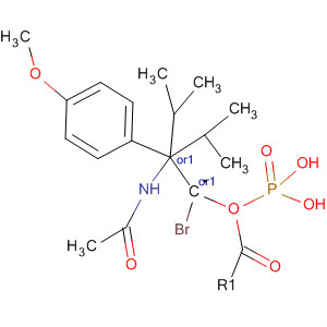 Phosphonic acid,[(1R,2S)-2-(acetylamino)-1-bromo-2-(4-methoxyphenyl)ethyl]-,bis(1-methylethyl) ester, rel-