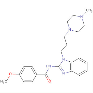 Benzamide,4-methoxy-N-[1-[3-(4-methyl-1-piperazinyl)propyl]-1H-benzimidazol-2-yl]-