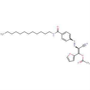 Benzamide,4-[[2-(acetyloxy)-1-cyano-2-(2-furanyl)ethenyl]azo]-N-dodecyl-