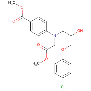 Benzoic acid,4-[[3-(4-chlorophenoxy)-2-hydroxypropyl](2-methoxy-2-oxoethyl)amino]-,methyl ester