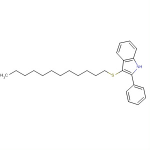 1H-Indole, 3-(dodecylthio)-2-phenyl-