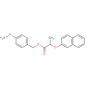 Propanoic acid, 2-(2-naphthalenyloxy)-, (4-methoxyphenyl)methyl ester