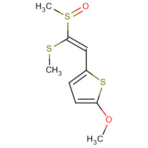 Thiophene, 2-methoxy-5-[2-(methylsulfinyl)-2-(methylthio)ethenyl]-, (E)-