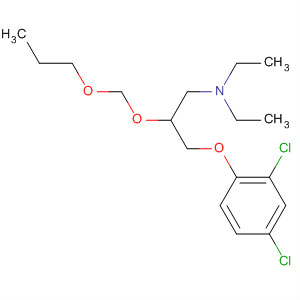 1-Propanamine,3-(2,4-dichlorophenoxy)-N,N-diethyl-2-(propoxymethoxy)-