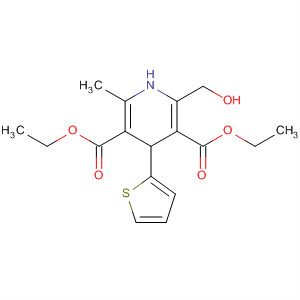 3,5-Pyridinedicarboxylic acid,1,4-dihydro-2-(hydroxymethyl)-6-methyl-4-(2-thienyl)-, diethyl ester