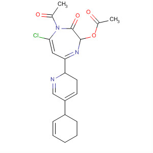 2H-Pyrido[3,2-e]-1,4-diazepin-2-one,1-acetyl-3-(acetyloxy)-7-chloro-1,3-dihydro-5-phenyl-