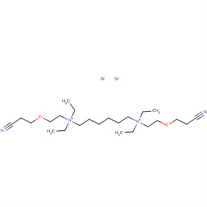 1,6-Hexanediaminium,N,N'-bis[2-(2-cyanoethoxy)ethyl]-N,N,N',N'-tetraethyl-, dibromide