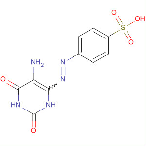 Benzenesulfonic acid,4-[(5-amino-1,2,3,6-tetrahydro-2,6-dioxo-4-pyrimidinyl)azo]-