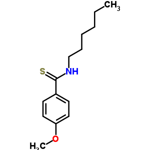 N-hexyl-4-methoxybenzenecarbothioamide