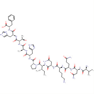 L-Phenylalanine,L-valyl-L-asparaginyl-L-glutaminyl-L-lysyl-L-asparaginyl-L-isoleucyl-L-prolyl-L-histidyl-L-alanyl-L-threonyl-L-histidyl-