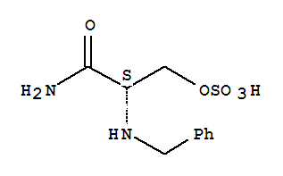 3-amino-2-(benzylamino)-3-oxopropyl hydrogen sulfate