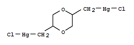 chloro-[[5-(chloromercuriomethyl)-1,4-dioxan-2-yl]methyl]mercury