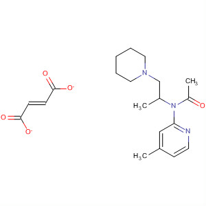 Acetamide, N-[1-methyl-2-(1-piperidinyl)ethyl]-N-(4-methyl-2-pyridinyl)-,(2E)-2-butenedioate (1:1)