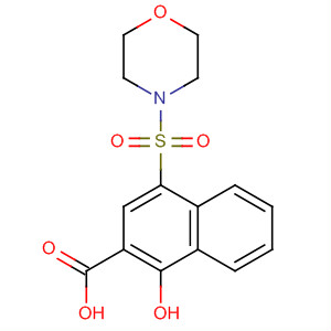 2-Naphthalenecarboxylic acid, 1-hydroxy-4-(4-morpholinylsulfonyl)-