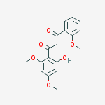 1-(2-hydroxy-4,6-dimethoxyphenyl)-3-(2-methoxyphenyl)propane-1,3-dione