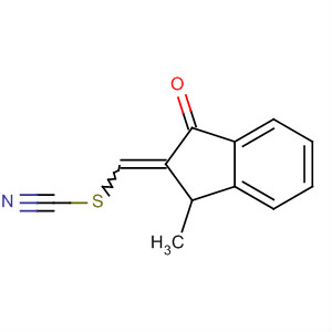 Thiocyanic acid,(1,3-dihydro-1-methyl-3-oxo-2H-inden-2-ylidene)methyl ester