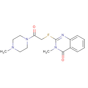 Piperazine,1-[(3,4-dihydro-3-methyl-4-oxo-2-quinazolinyl)fluoroacetyl]-4-methyl-