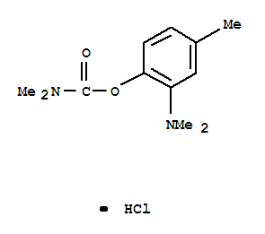 2-(Dimethylamino)-4-methylphenyl dimethylcarbamate hydrochloride (1:1)