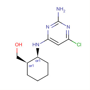Cyclohexanemethanol, 2-[(2-amino-6-chloro-4-pyrimidinyl)amino]-,(1R,2S)-rel-