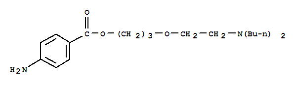 3-[β-(Dibutylamino)ethoxy]propyl=p-aminobenzoate