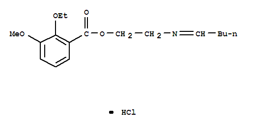 2-(Piperidin-1-yl)ethyl 2-ethoxy-3-methoxybenzoate hydrochloride (1:1)
