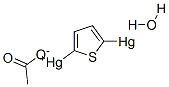 acetic acid: (5-mercuriothiophen-2-yl)mercury: hydrate