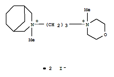 3-methyl-3-[3-(4-methylmorpholin-4-ium-4-yl)propyl]-3-azoniabicyclo[3.3.1]nonane diiodide