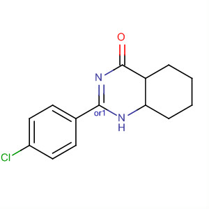 4(1H)-Quinazolinone, 2-(4-chlorophenyl)-4a,5,6,7,8,8a-hexahydro-,trans-