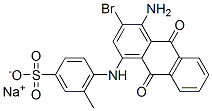 sodium 6-[(4-amino-3-bromo-9,10-dihydro-9,10-dioxo-1-anthryl)amino]toluene-3-sulphonate
