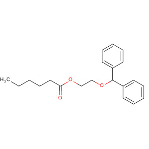 Hexanoic acid, 2-(diphenylmethoxy)ethyl ester