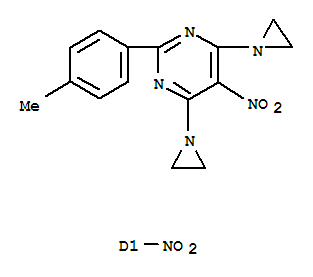 4,6-diaziridin-1-yl-2-(4-methyl-2-nitro-phenyl)-5-nitro-pyrimidine