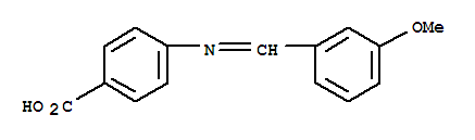 4-{[(1E)-(3-methoxyphenyl)methylidene]amino}benzoic acid