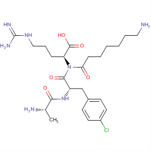 L-Arginine, N-(7-amino-1-oxoheptyl)-L-alanyl-4-chloro-D-phenylalanyl-