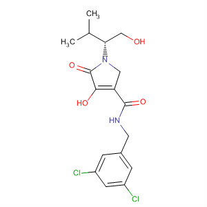 1H-Pyrrole-3-carboxamide,N-[(3,5-dichlorophenyl)methyl]-2,5-dihydro-4-hydroxy-1-[(1R)-1-(hydroxymethyl)-2-methylpropyl]-5-oxo-