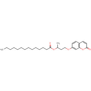 Tetradecanoic acid,1-[2-[(2-oxo-2H-1-benzopyran-7-yl)oxy]ethyl]-1,2-ethanediyl ester